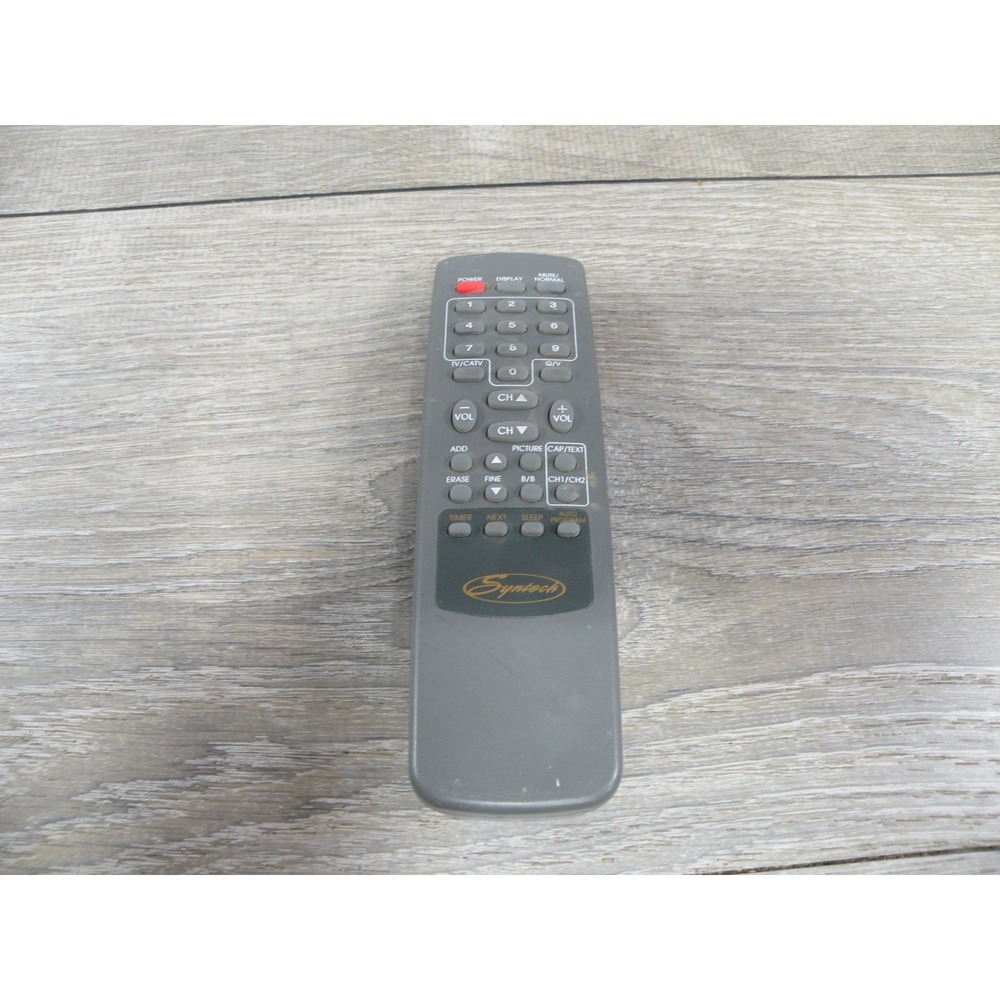 Syntech Original Remote Control for TV VCR - Gray IR Remote